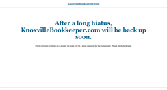 Desktop Screenshot of knoxvillebookkeeper.com