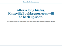 Tablet Screenshot of knoxvillebookkeeper.com